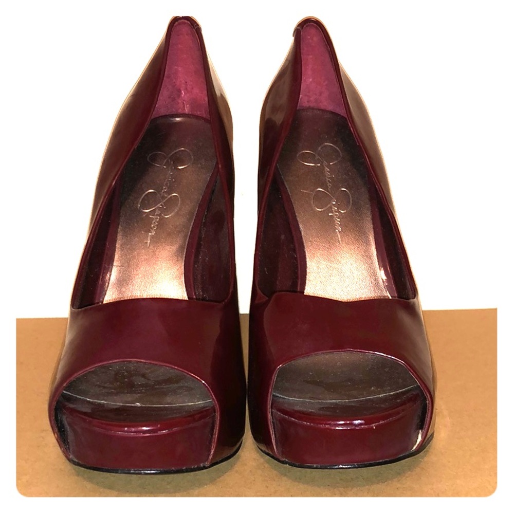 Jessica Simpson open toe heel